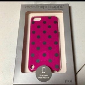 Expressions Magenta and silver Polka Dot Touch Case